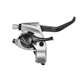 Шифтер/Тормозная ручка SHIMANO Tourney TX800, 8  скорости, трос, серебристый, ESTTX800P8AS, изображение  - НаВелосипеде.рф