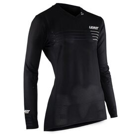 Велоджерси Leatt MTB Gravity 4.0W Jersey, женская, черный, 2023, 5023039502, Вариант УТ-00344032: Размер: L, изображение  - НаВелосипеде.рф