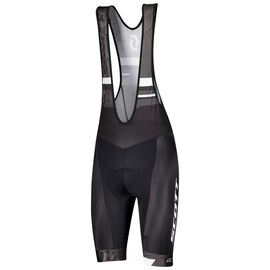 Велошорты Scott RC Team ++, с лямками, black/white, ES280323-1007, Вариант УТ-00298295: Размер: L, изображение  - НаВелосипеде.рф
