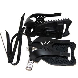 Туклипсы 4BIKE YP02, под контактные педали SPD-SL, 129х90х105 мм, для тренировок на велостанке в обычной обуви, ARV-YP02, изображение  - НаВелосипеде.рф