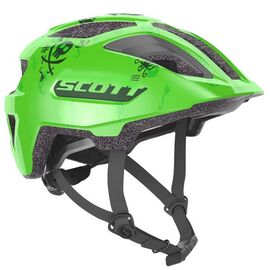 Велошлем SCOTT Jr Spunto (CE), fluo green, ES275232-5407, изображение  - НаВелосипеде.рф
