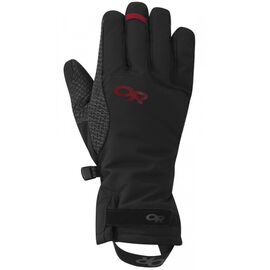 Велоперчатки Outdoor Research Ouray Aerogel, женский, black/tomato, ER2680511318, Вариант УТ-00342919: Размер: M, Цвет: black/tomato, изображение  - НаВелосипеде.рф