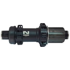 Велосипедная втулка NOVATEC, 28H/14G, задняя, без эксцентрика, матовая чёрная, D432SB-CL-11S, изображение  - НаВелосипеде.рф