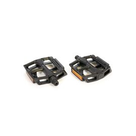 Педали TRIX PLATFORM, алюминиевые, 115x100мм, резьба 9/16", черные, PD-TX-862С-9x16-BK, изображение  - НаВелосипеде.рф