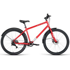 Горный велосипед FORWARD SPIKE 29 D, 29", 8 скоростей, 2023, VX23164, Вариант УТ-00343598: Рама: 18" (169-188 см), Цвет: зеленый/черный, изображение  - НаВелосипеде.рф