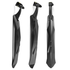 Крылья велосипедные Vinca Sport, комплект, 24-27.5", пластик, черный, HN 59-1 OEM, изображение  - НаВелосипеде.рф