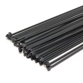 Спицы велосипедные Vinca Sport, комплект, 14Gх269 мм, стальные, с ниппелем, черные, SP 269 black, изображение  - НаВелосипеде.рф