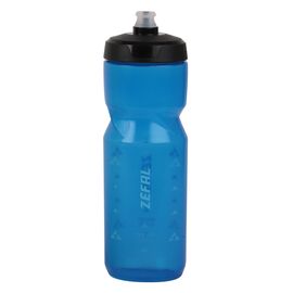 Фляга велосипедная Zefal Sense Soft 80 Bottle Translucent, пластик, 800 мл, синий, 2023, 157L, изображение  - НаВелосипеде.рф