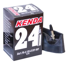 Камера велосипедная KENDA, 24"х1,75х2,125 (47/57-507), спорт, без упаковки, 5-511210-1, изображение  - НаВелосипеде.рф