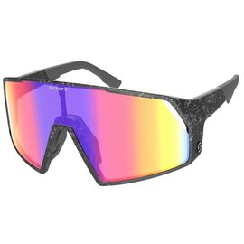 Очки велосипедные SCOTT Pro Shield, marble black, teal chrome, 2022, ES289232-7283272, изображение  - НаВелосипеде.рф