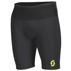 Велошорты облегающие SCOTT Tight RC Run, мужские, black/yellow, ES280244-1040, Вариант УТ-00342574: Размер: L, Цвет: black/yellow, изображение  - НаВелосипеде.рф