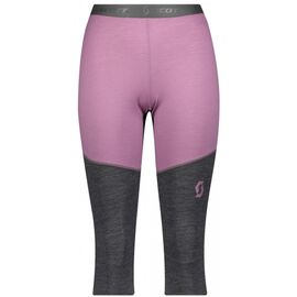 Велоштаны SCOTT Defined Merino, женские, cassis pink/dark grey melange, ES2777946660, Вариант УТ-00342726: Размер: L, Цвет: cassis pink/dark grey melange, изображение  - НаВелосипеде.рф