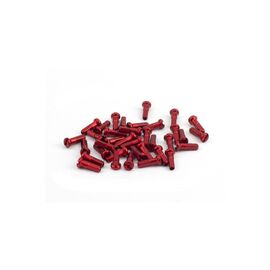 Ниппель для велосипедной спицы TRIX, 14G, стальной, l-12мм, анодированный, бордо, burg , изображение  - НаВелосипеде.рф