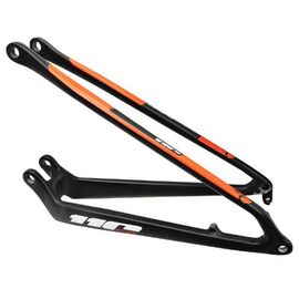 Треугольник подвески рамы Wilier 110FX Boost, задний, черно-оранжевый, E826RTH3, изображение  - НаВелосипеде.рф