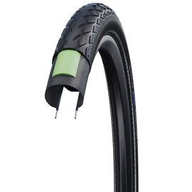 Покрышка велосипедная Schwalbe MARATHON Perf, GreenGuard, TwinSkin B/B+RT HS420 ADDIX, 16x1.35 (35-349), черный, 1110014, изображение  - НаВелосипеде.рф
