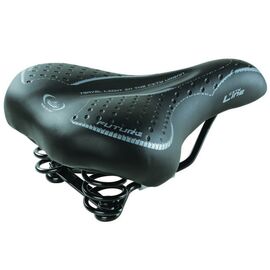 Седло велосипедное MONTE GRAPPA CITY LADY, 250х190 мм, черный, 1900-LADY SM, изображение  - НаВелосипеде.рф
