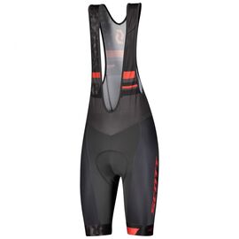 Велошорты Scott RC Team ++, с лямками, dark grey/fiery red, ES280323-6136, Вариант УТ-00298296: Размер: L, изображение  - НаВелосипеде.рф
