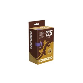 Камера велосипедная COMODO, с антипрокольным герметиком, 27.5x2.125/2.40, FV40 мм, бутиловая, TBCM272125FV48AB, изображение  - НаВелосипеде.рф