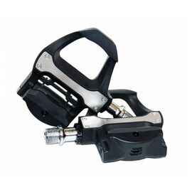 Педали велосипедные 4BIKE P601, контактные, SPD-SL совместимые, 95х94х30 мм, вес 305 гр., черный, ARV-P601BLK, изображение  - НаВелосипеде.рф