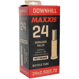Велокамера Maxxis Downhill, 24x2.50/2.70, SV автониппель, 2020, EIB49963000, изображение  - НаВелосипеде.рф