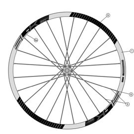 Обод велосипедный FSA Carbon MTB Tubeless clincher 29"x24H RM057 V16, УТ-00074689, изображение  - НаВелосипеде.рф