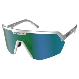 Очки велосипедные SCOTT Sp.Shield Supersonic Edt., silver green chrome, ES281524-0012121, изображение  - НаВелосипеде.рф