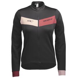 Велоджерси SCOTT RC, женский, утепленный, длинный рукав, black/ochre red, ES271582-7022, Вариант УТ-00342592: Размер: M, Цвет: black/ochre red, изображение  - НаВелосипеде.рф
