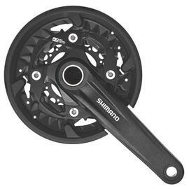 Система велосипедная SHIMANO, MT500-3, 10 скоростей, 175 мм, интегрированный вал, 40/30/22, без защиты, 2-720278, изображение  - НаВелосипеде.рф