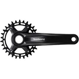 Система велосипедная SHIMANO, MT510-1, 12 скоростей, 170 мм, интегрированный вал, 32Т, без каретки, черный, 2-720281, изображение  - НаВелосипеде.рф