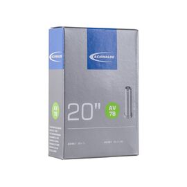 Камера велосипедная SCHWALBE 20", авто, 20x1.00, AV7B, 23/25-451, IB AGV 40 мм, 05-10416290 , изображение  - НаВелосипеде.рф