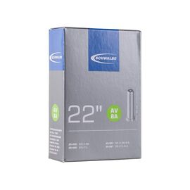 Камера велосипедная SCHWALBE 22", авто, 22x1.00, AV8A, 25/28-489, 25/28-501, IB AGV 40 мм, 05-10417240 , изображение  - НаВелосипеде.рф