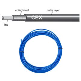 Рубашка троса JAGWIRE CEX, 5ммx1м, синий, 60Y0022, изображение  - НаВелосипеде.рф