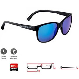 Очки велосипедные SWISSEYE Cleanocean  1, солнцезащитные, спортивные, black matt - smoke BW Revo, 31601, изображение  - НаВелосипеде.рф