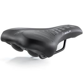 Седло велосипедное MONTE GRAPPA "ASOLA" E-BIKE, 270х205 мм, черный, 6200, изображение  - НаВелосипеде.рф
