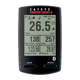 Велокомпьютер CAT EYE, Padrone Smart+, 37 функций, подключение к смартфонам, bluetooth, 8-13160034, изображение  - НаВелосипеде.рф