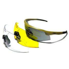 Велоочки PYRAMEX PMX Select GT-2000 KIT, с 3 сменными линзами, прозрачные/желтые/серые, PMX GT-2000 KIT, изображение  - НаВелосипеде.рф