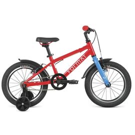 Детский велосипед FORMAT Kids, 16", 1 скоростей, с приставными колесами, 2022, VX23145, Вариант УТ-00341680: Рост: 95-105, Цвет: Красный, изображение  - НаВелосипеде.рф