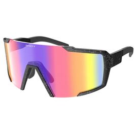 Очки велосипедные SCOTT Shield, marble black teal chrome, ES275380-7283272, изображение  - НаВелосипеде.рф