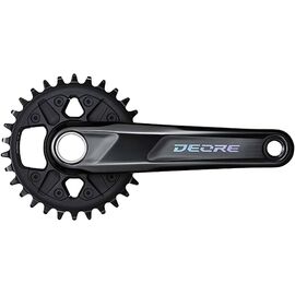 Система велосипедная SHIMANO DEORE, M6100-1, 12 скоростей, шатун 170 мм, интегрированный вал, 30 зубов, 2-720250, изображение  - НаВелосипеде.рф