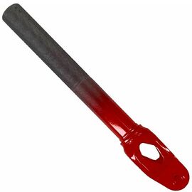 Вилка TRIX, для трюкового самоката, 100мм х1-1/8", стальная, резьбовая, шток 200 мм, матовая красная, red, изображение  - НаВелосипеде.рф