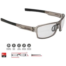 Очки велосипедные SWISSEYE Freestyle, солнцезащитные, crystal grey matt/black - photochromic clear-smoke, 14420, изображение  - НаВелосипеде.рф