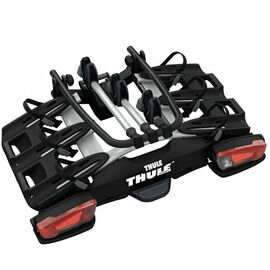 Крепление на платформе Thule VeloCompact F 3bike 13p, для велосипедов, на фаркоп 13-контактное, алюминий, черный, 961500, изображение  - НаВелосипеде.рф