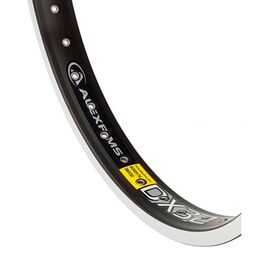 Обод велосипедный Alexrims, DX32 FR/DH/Enduro, 20", алюминиевый, двойной низкий и широкий профиль, черный, ST (330008), изображение  - НаВелосипеде.рф