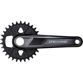 Система велосипедная SHIMANO DEORE, M6120-1, 12 скоростей, шатун 170 мм, интегрированный вал, 30Т зубов, 2-720259, изображение  - НаВелосипеде.рф