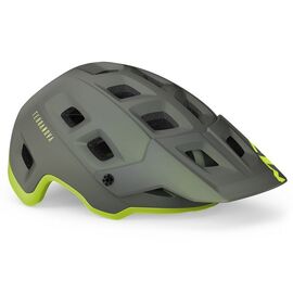 Велошлем Met Terranova, Grey/Lime, 2023, 3HM121CE00MGR2, Вариант УТ-00344392: Размер: L, изображение  - НаВелосипеде.рф