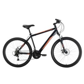 Горный велосипед Black One Hooligan 26 D, черный/коричневый/черный, 2022, HQ-0010492, Вариант УТ-00344422: 16", изображение  - НаВелосипеде.рф