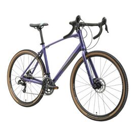 Шоссейный велосипед Stark Gravel 700.1 D фиолетовый/черный, 2023, HQ-0014384, Вариант УТ-00344860: Рама 18", изображение  - НаВелосипеде.рф