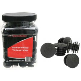 Заглушки руля Lizard Skins Bar Plugs Jar, черный, PLUDS100, изображение  - НаВелосипеде.рф