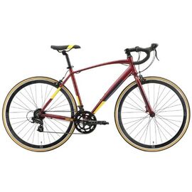 Шоссейный велосипед Stark Peloton 700.1 темно-красный/никель, 2023, HQ-0010019 , Вариант УТ-00344889: Рама: 18", изображение  - НаВелосипеде.рф