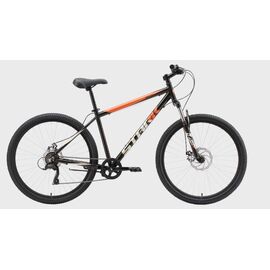 Горный велосипед Stark Respect 27.1 D Microshift черный/оранжевый/серый, 2023, HQ-0009977, Вариант УТ-00344964: Рама: 16", изображение  - НаВелосипеде.рф